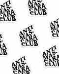 Sticker ANTI MASCARA CLUB